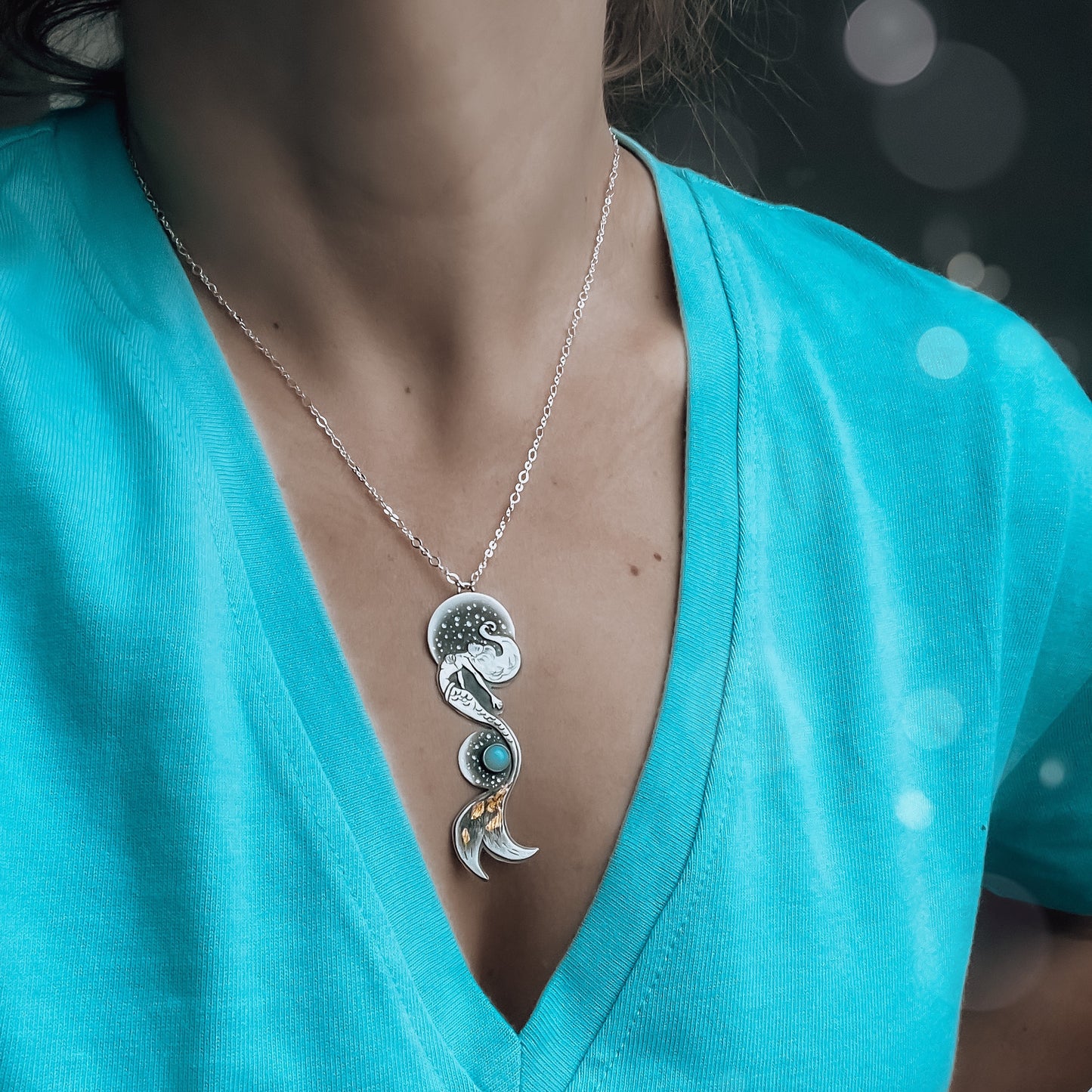 Angel of the Sea Necklace - Mermaid Necklace