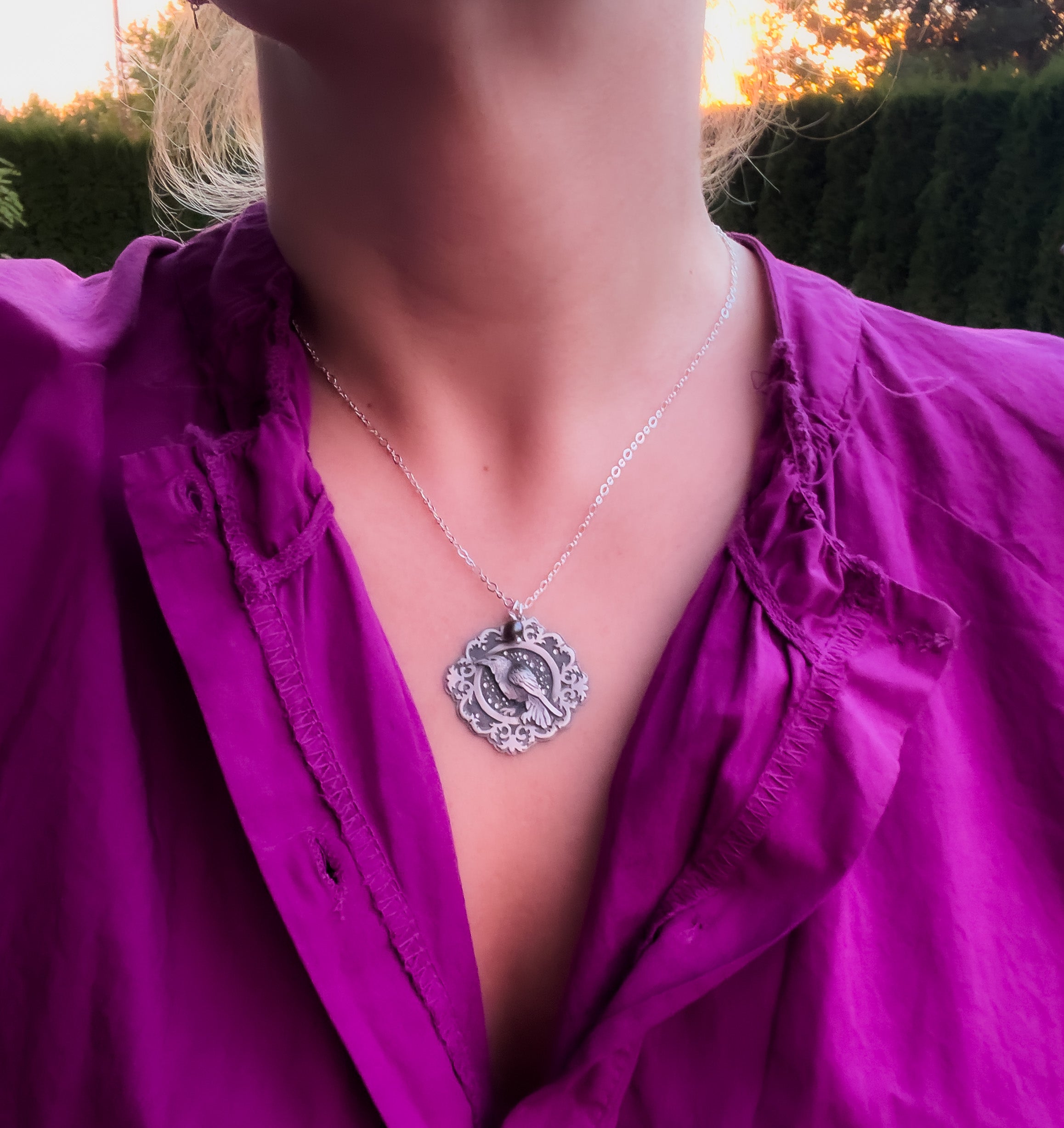 The Royal Raven Necklace