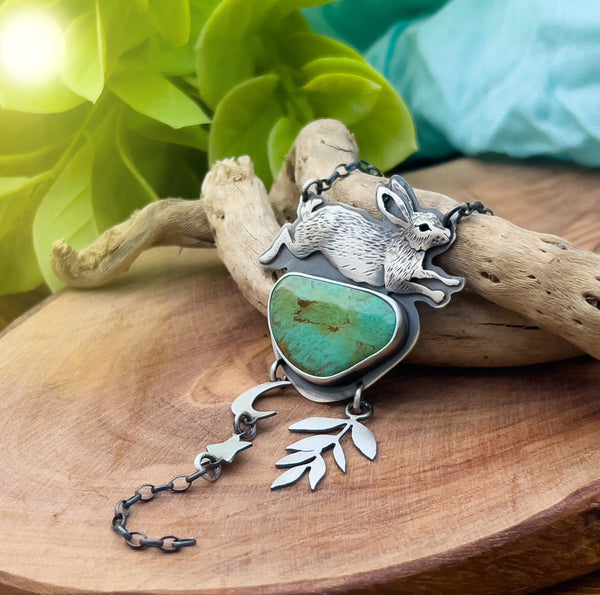 The Rabbit & Turquoise Lariat Necklace – Lilyblonde
