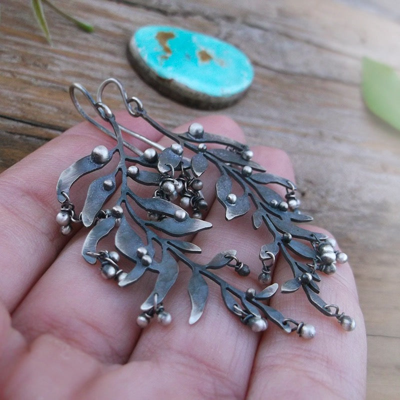 The Willow Earrings - Leaf Earrings