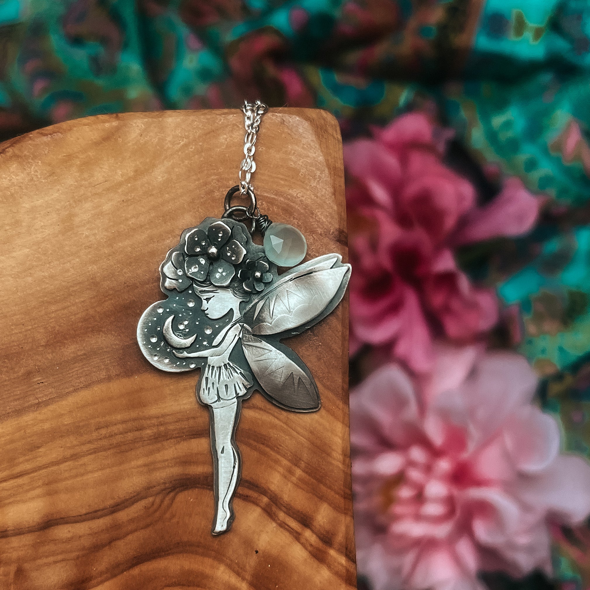 Fairy & Moon Necklace II