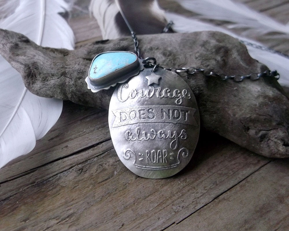 The Courage Turquoise Necklace - Medium