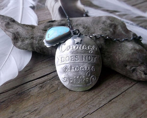 The Courage Turquoise Necklace - Medium
