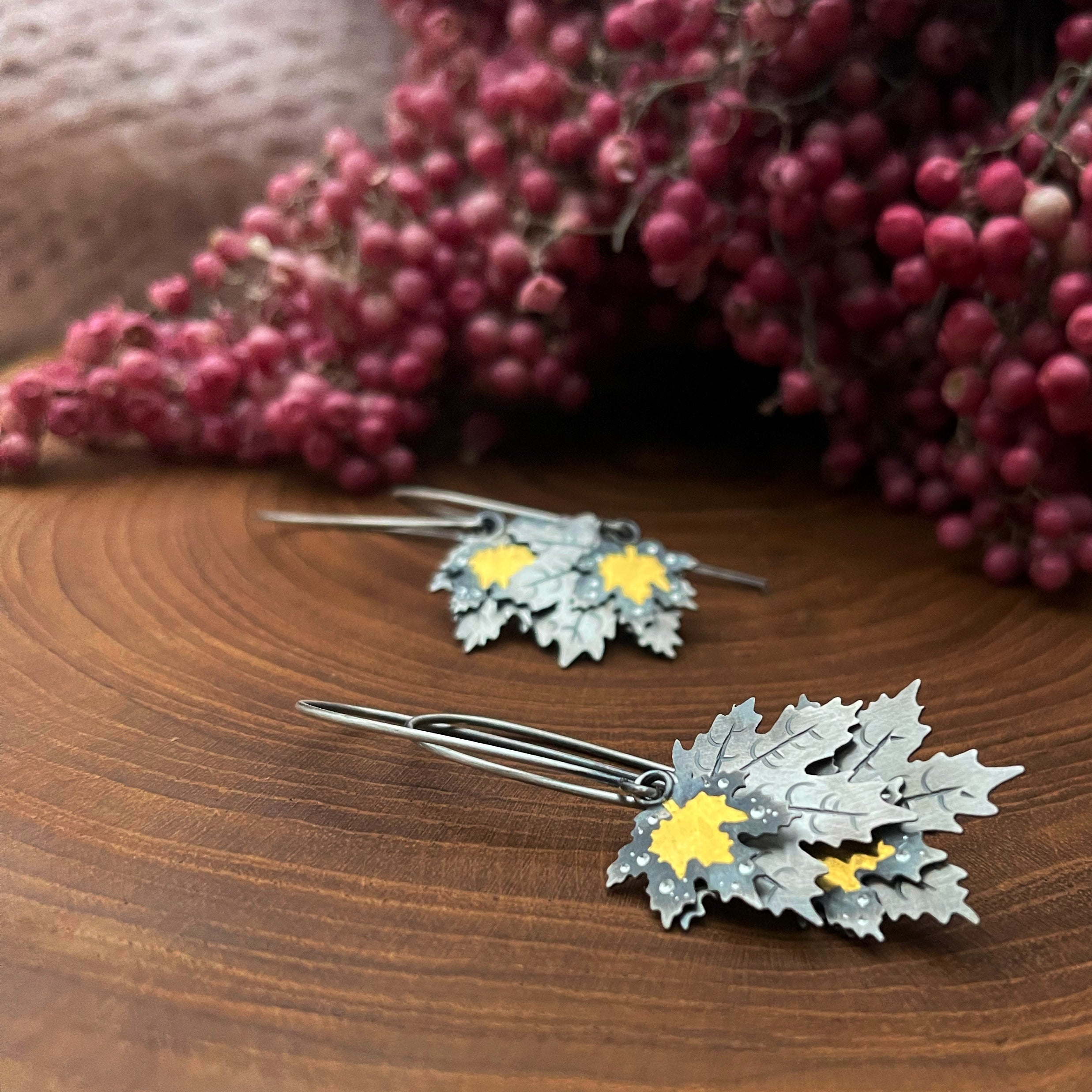 The Autumn Leaf Earrings
