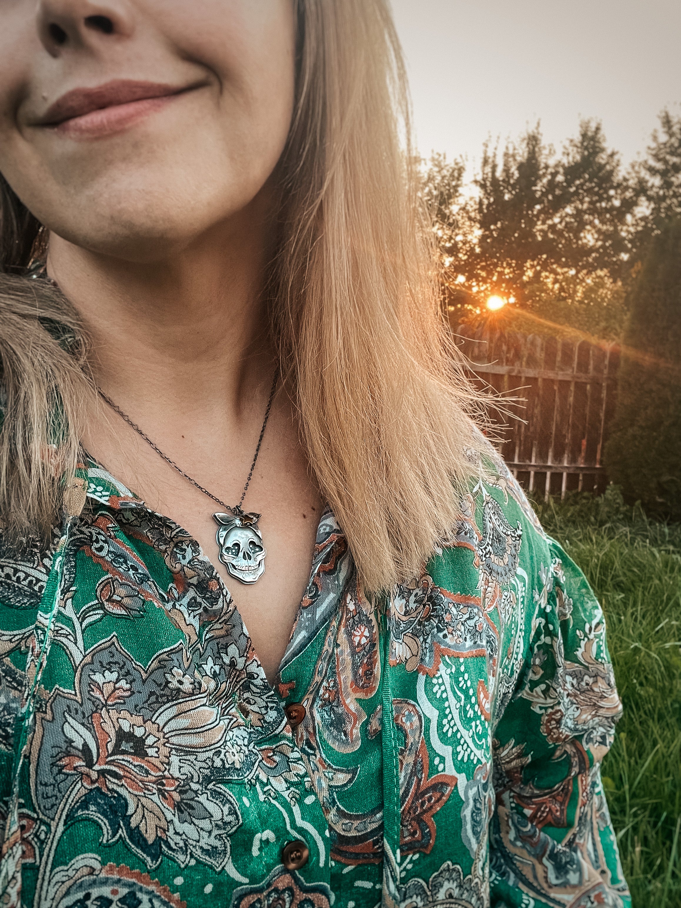 The Pin Up Skull Necklace