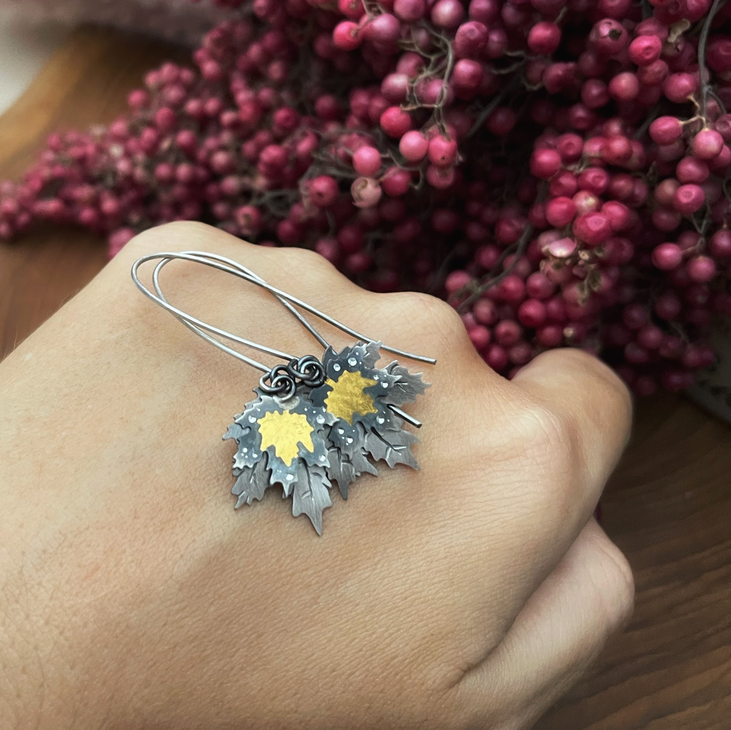 The Autumn Leaf Earrings