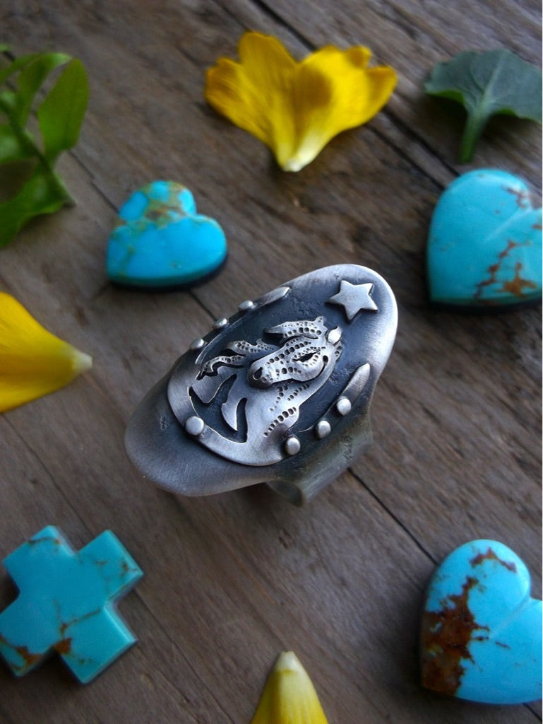 The Mustang Saddle Ring