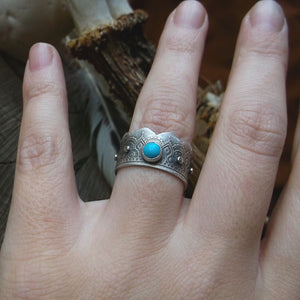 The Wanderlust Turquoise Ring 9 US