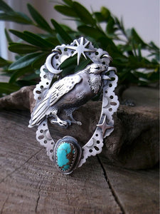 The Raven Necklace - Carico Lake Turquoise
