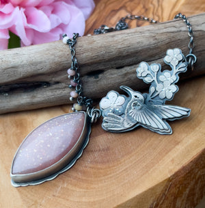 The Healer Necklace - Hummingbird Necklace
