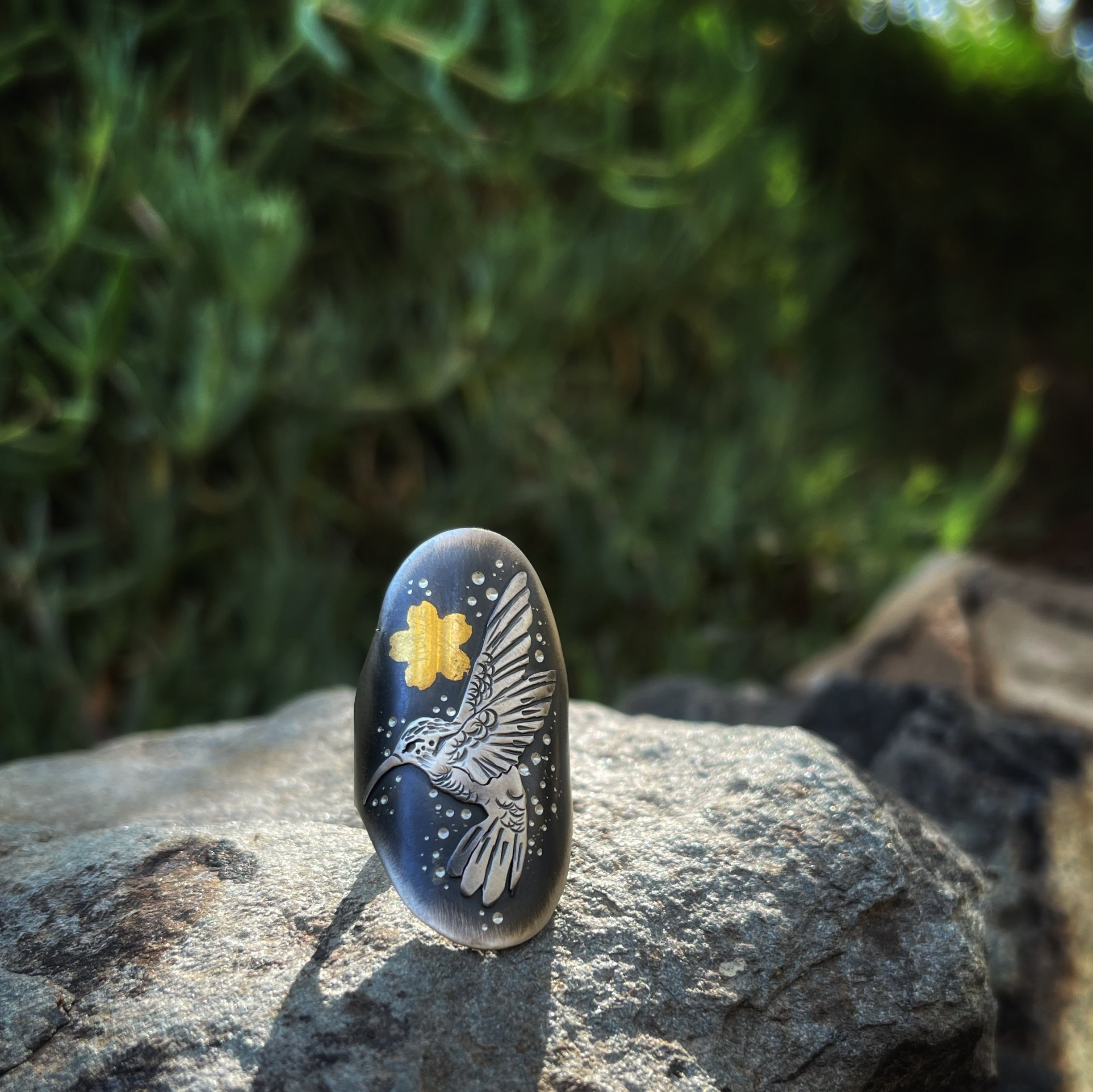 The Healer Ring - Hummingbird Ring