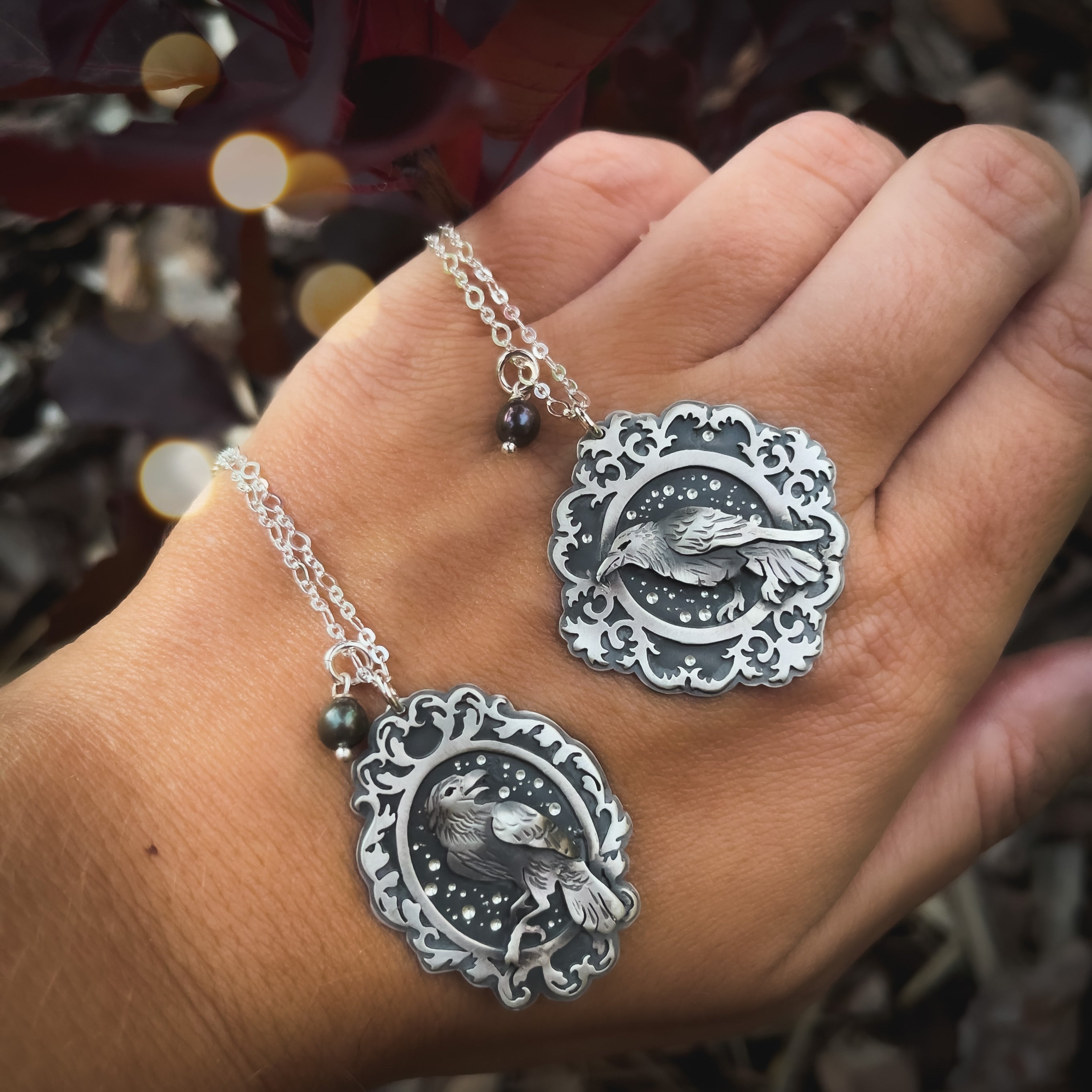 The Royal Raven Necklace