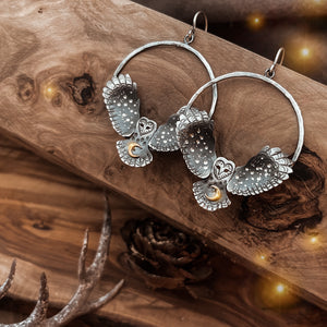 The Barn Owl's Dream Earrings