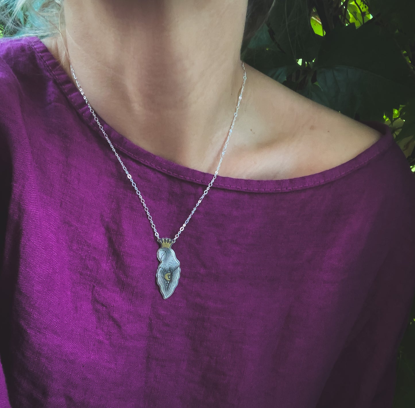 The Crowned Owl Necklace