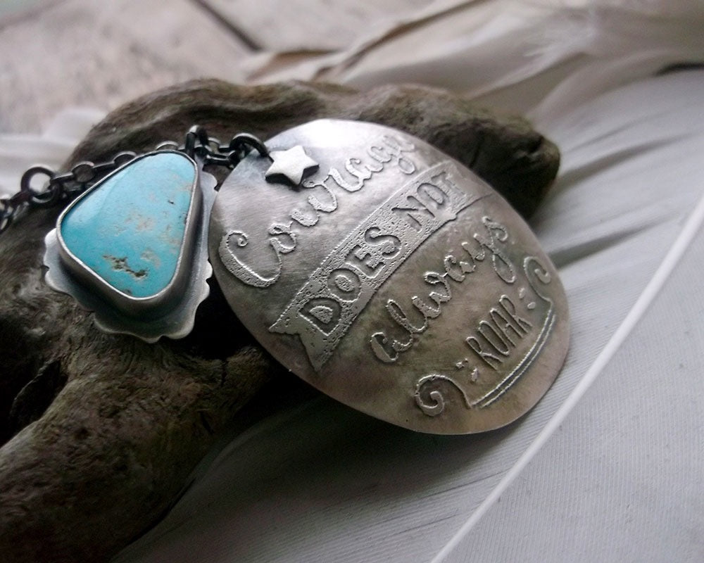 The Courage Turquoise Necklace - Medium