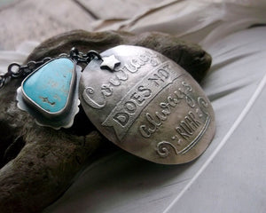 The Courage Turquoise Necklace - Medium
